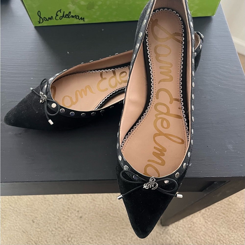 Women’s Black Suede Ballet Flat